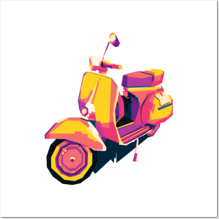Vespa Full color Posters and Art